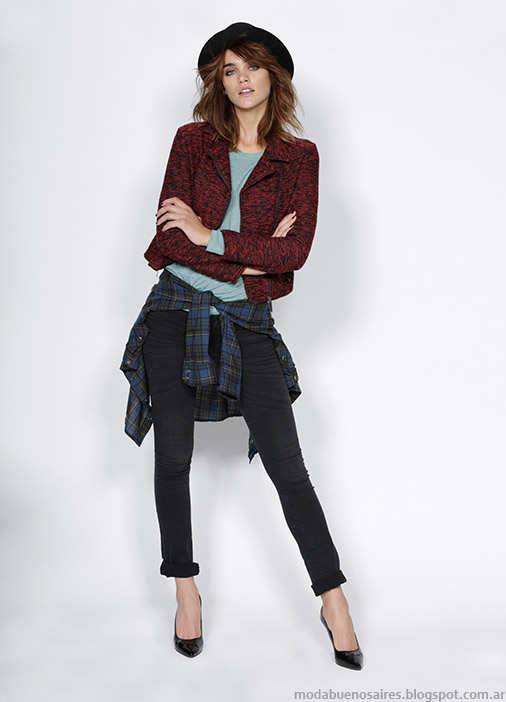 Looks de moda otoño invierno 2015 Gloria Jeans. Moda invierno 2015 mujer.