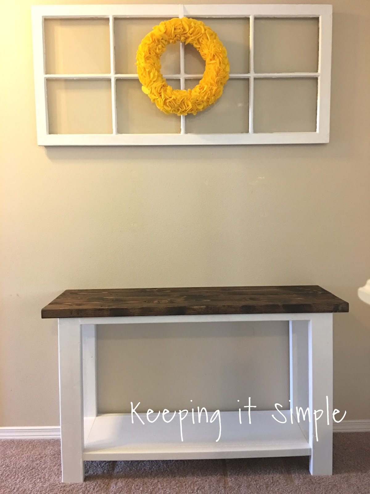How To Build Behind The Couch Table Console Table Charging Station