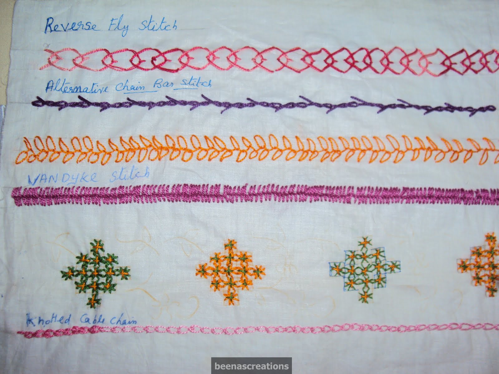 EMBROIDERY STITCHES - PARDDU&apos;S PAGES