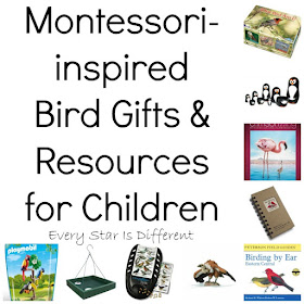 Montessori-inspired Bird Gifts and Resources for Children