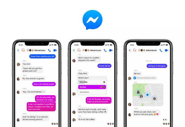الفيسبوك تبدأ رسميًا بإصدار التصميم الجديد لمستخدمي 4 Facebook Messenger | الوضع الليلي في طريقه اليك. nini08