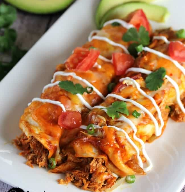 Táste Slow Cooker Chicken Enchiládás Nice Taste