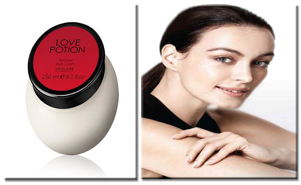 ORIFLAME Love Potion Perfumed Body Cream ( Review dan Cara Penggunaan