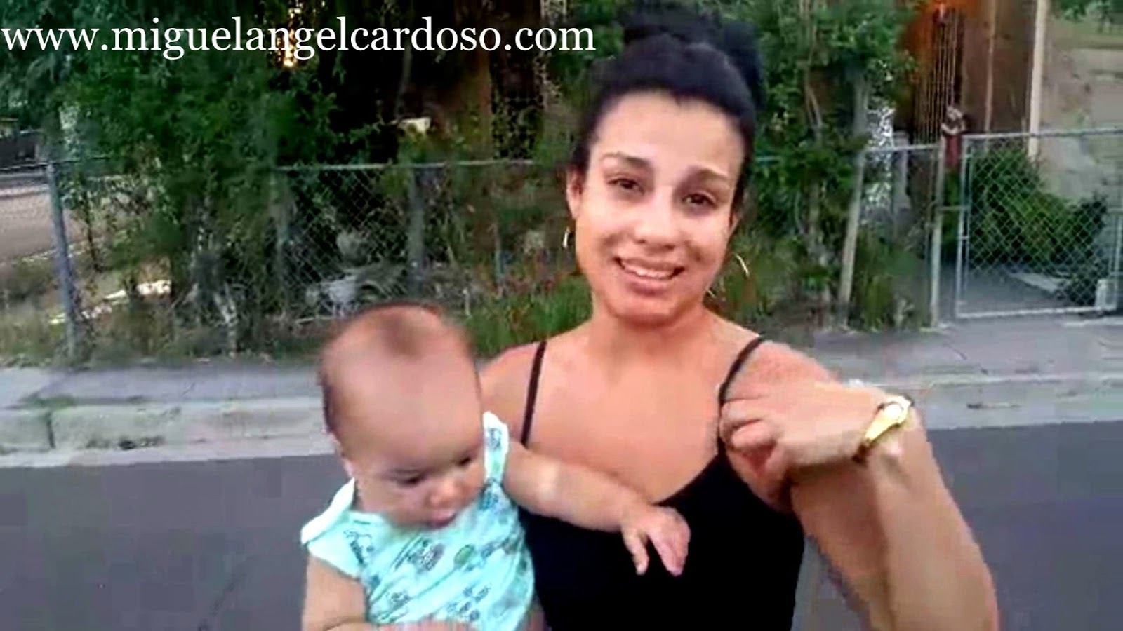 Joven Cubana Que Hizo La Travesa Desde Ecuador Con Bebe