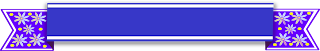 Faixa ribbon azul flor - Criação Blog PNG-Free