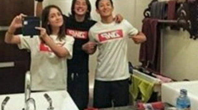 Foto - foto Kemesraan Rio Haryanto dan Sarah Noon - Formula 1