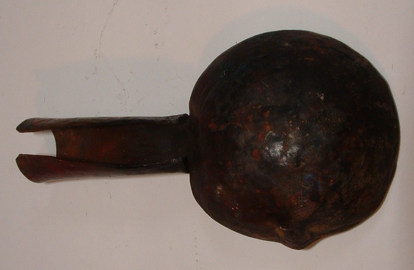 A Woodsrunner's Diary A Sketch of the Crude Lead Ladle.