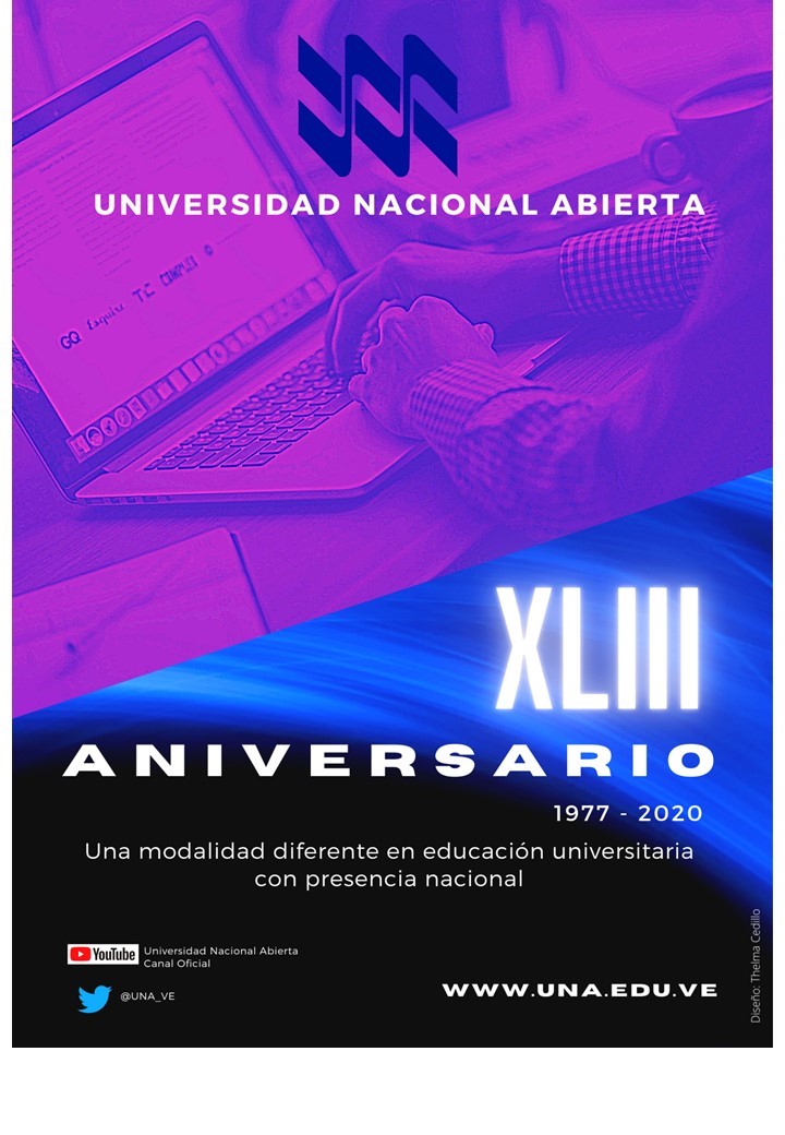 AFICHE OFICIAL XLIII ANIVERSARIO UNA