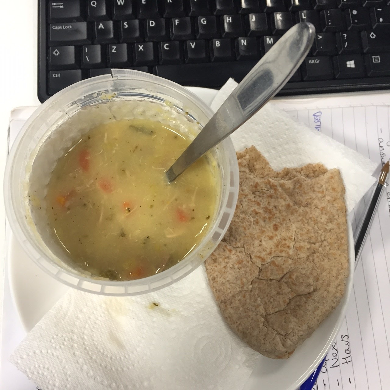 The Souper Diaries Roast Chicken Soup With Traditional Veg Yorkshire