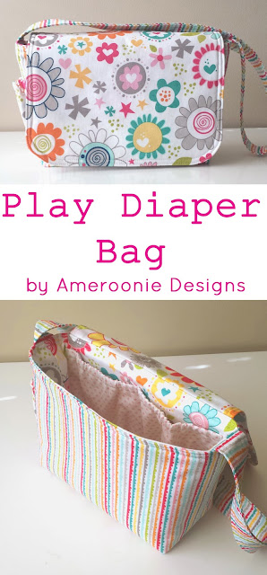 DIY Diaper Bag Tutorial featured by top US sewing blog, Ameroonie Designs