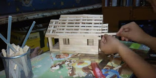 Cara Membuat Miniatur Rumah Dari Stik Es Krim Cara Membuat Miniatur Rumah Dari Stik Es Krim