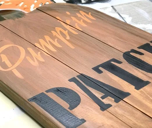 Standing Pallet Pumpkin Patch Sign