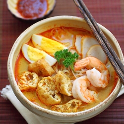 Rasa Malaysia Curry Laksa Malaysian Singaporean asian street food