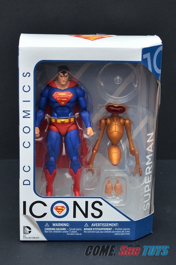 Action Figure DC Comics NIB WOB DC Icons Superman Man of Steel 