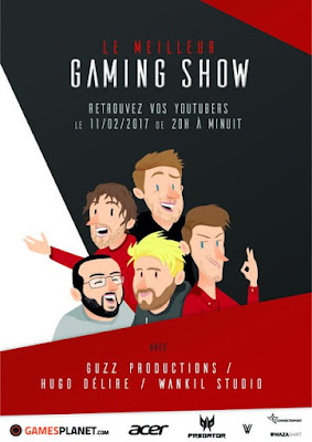 Le meilleur gaming show tours 2017 affiche Le meilleur gaming show tours 2017 affiche