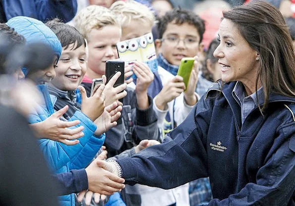 Princess Marie attended a fire prevention event (Brandøvelser) Management Agency (DEMA)