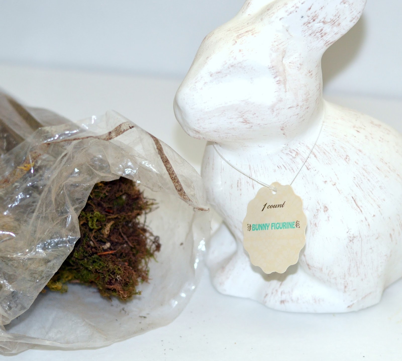 Moss covered bunny rabbit for under 5! Rachel Teodoro