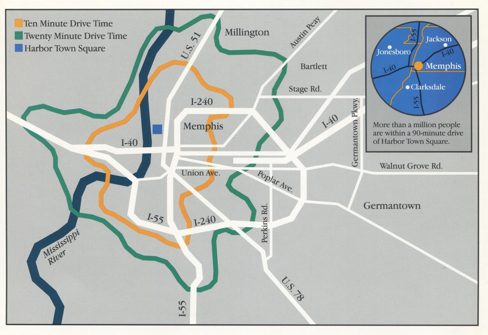 in the late 1980s and early 1990s downtown living was still relatively exotic so this map was included in the harbor town sales brochure to assure future in the late 1980s and early 1990s downtown living was still relatively exotic so this map was included in the harbor town sales brochure to assure future