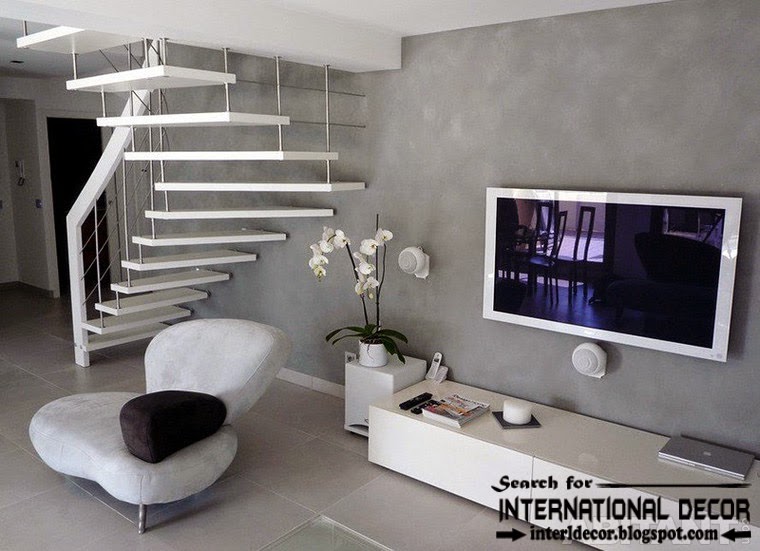 minimalistic stairs design 2015 and staircase with metal stair railings for modern interior