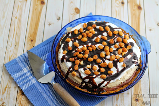 Creamy, cool layers of chocolate and peanut butter mousse are nestled in a graham cracker crust in this easy to make, no-bake Peanut Butter Chocolate Mousse Pie.