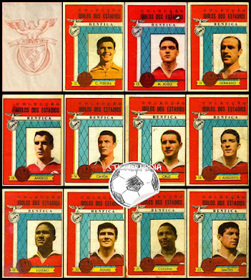 Benfica European Cup Champions League 1961/62 Benfica figurinas portugal