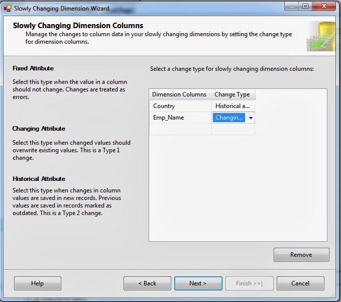 Slowly Changing Dimension Transformation
