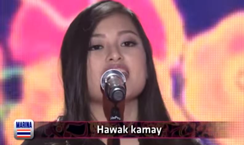 Marina Lin sings "Hawak Kamay" on I Love OPM
