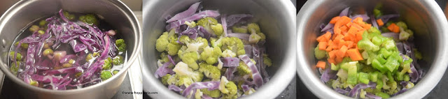 Step 1 - Vegetable Mayo  Salad Recipe