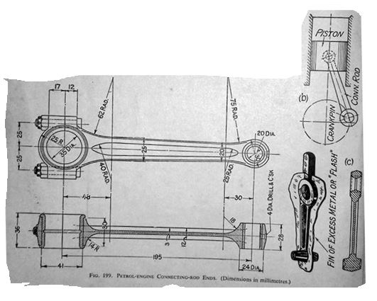 Machine Drawing: Connecting Rod