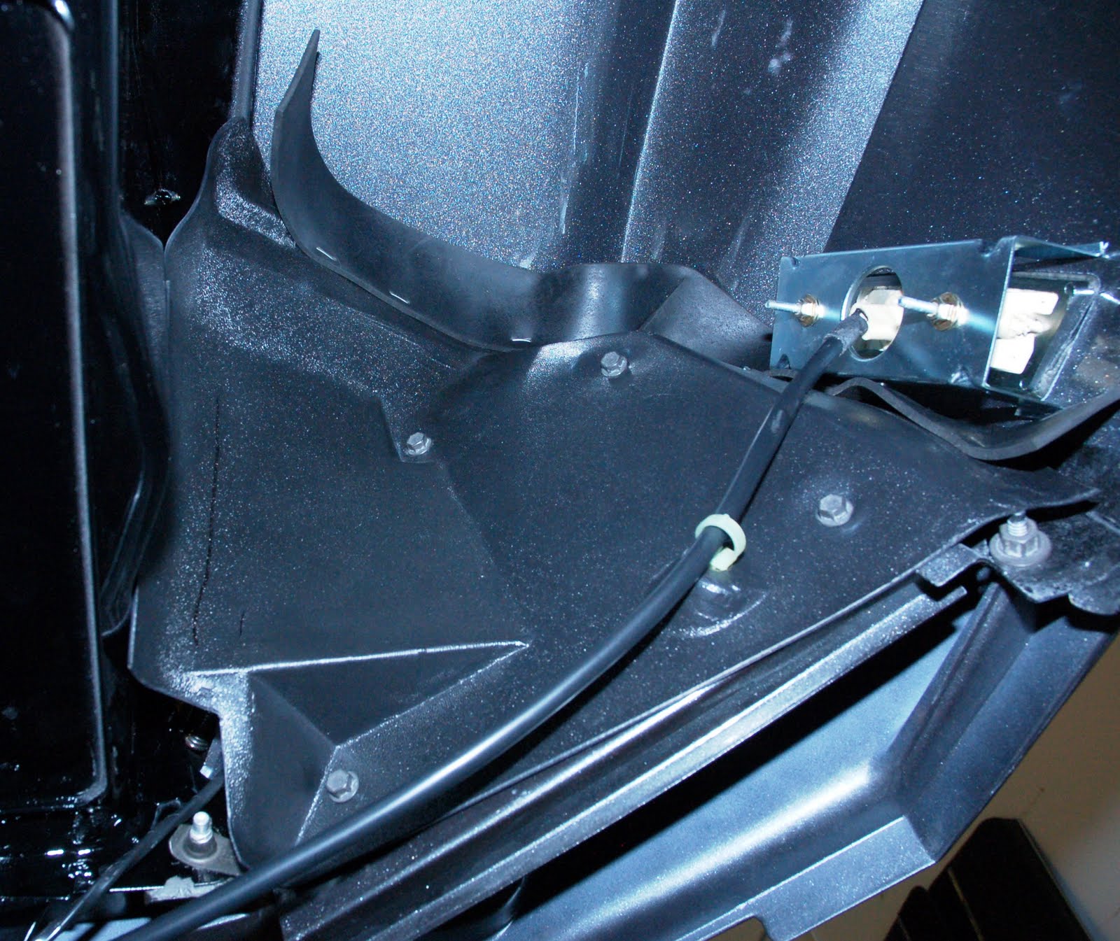 1970 Mach1 Reconstruction Step 61 Splash Shields