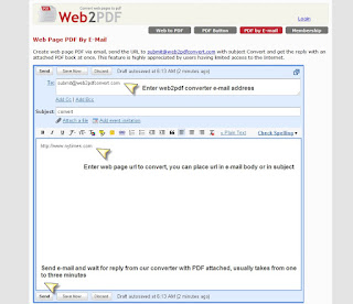 Web2PDF Servizio Web2PDF