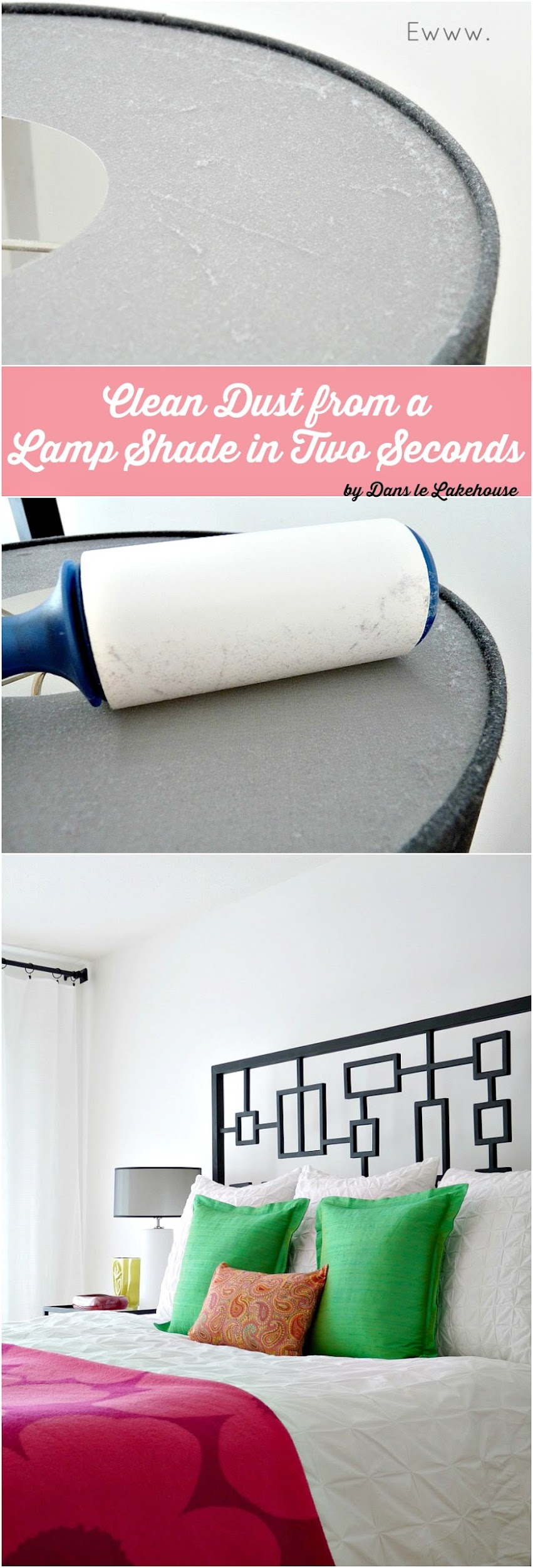 How to Clean a Lamp Shade in 2 Seconds Without a Vacuum Dans le Lakehouse