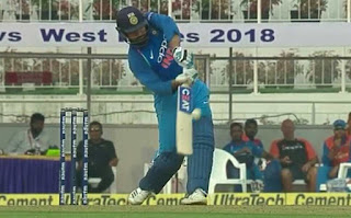 Rohit Sharma smashed unbeaten 63 off 56 against WI in 5th ODI