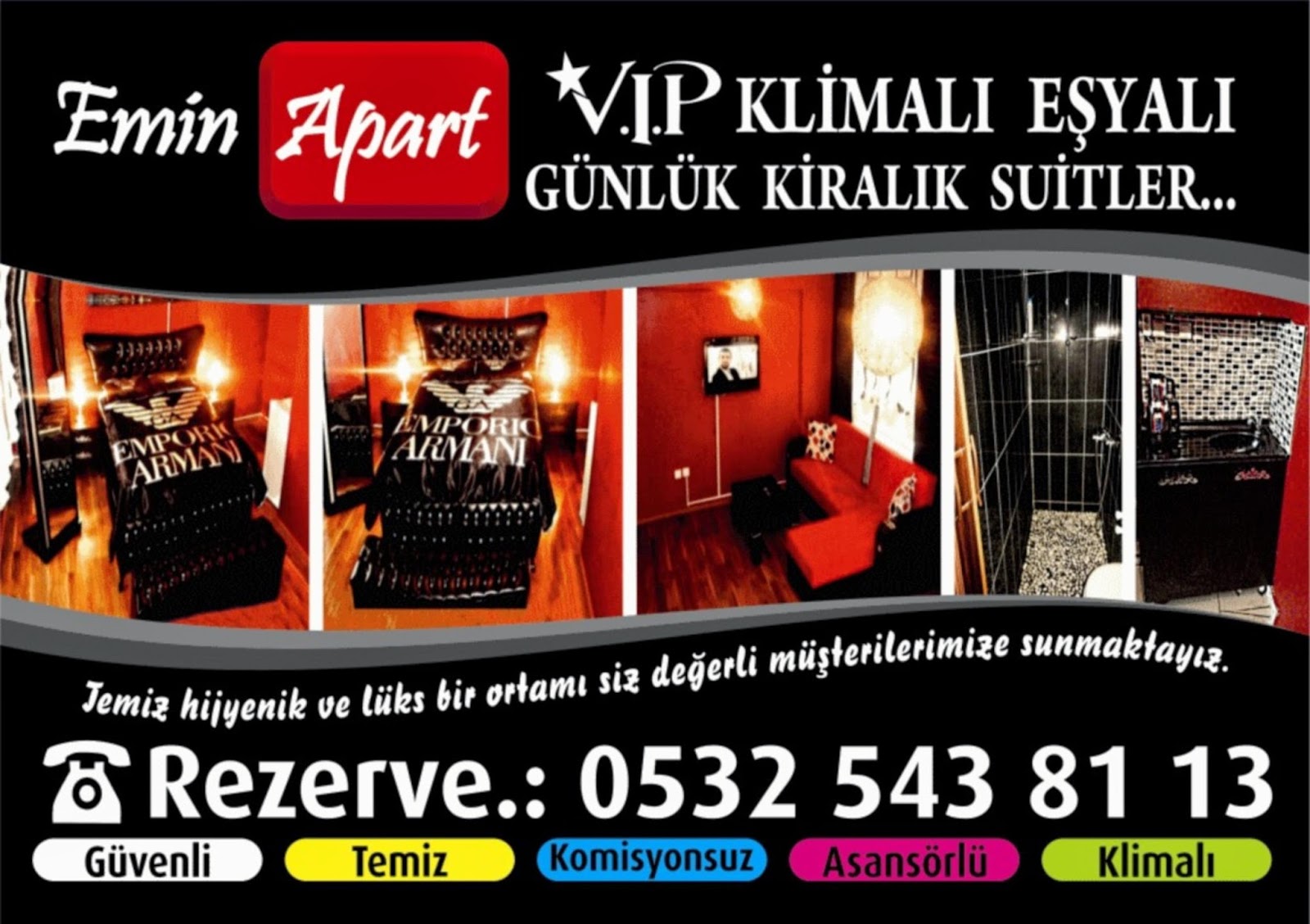 ZEYTİNBURNU Günlük Ev Residense 0532 543 8113 Daireler Kiralık Ev