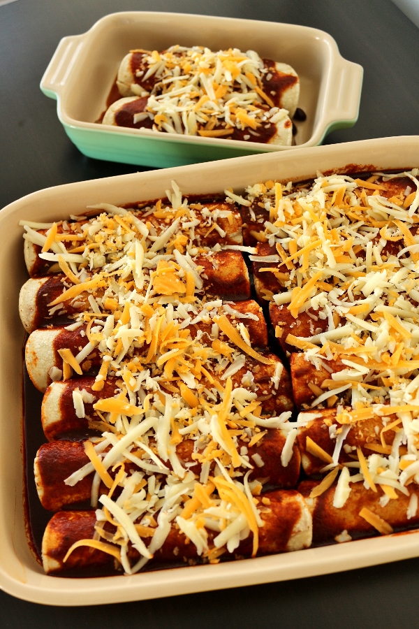 Mission Food Mushroom, Black Bean, and Cheese Enchiladas