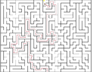 The Wonderful 1237 Maze Escape Scott Walker solution map 2 left path