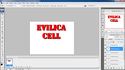 Cara membuat Tulisan 3D dengan Photoshop CS3 Cara membuat Tulisan 3D dengan Photoshop CS3