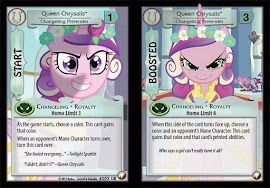 My Little Pony Queen Chrysalis, Changeling Pretender Equestrian Odysseys CCG Card