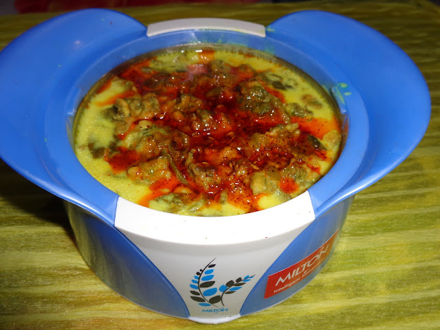 recipes Palak Pakora kadhi