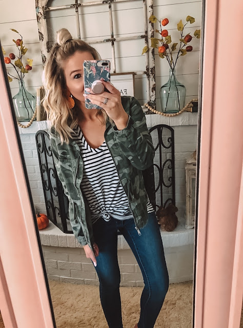 Jen Miracle: Wear It Wednesday // Camo Jacket Styled 3 Ways