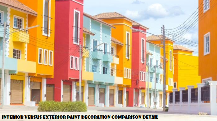 Interior Versus Exterior Paint Decoration Comparison Detail Interior Versus Exterior Paint Decoration Comparison Detail Formation Interieur 2017