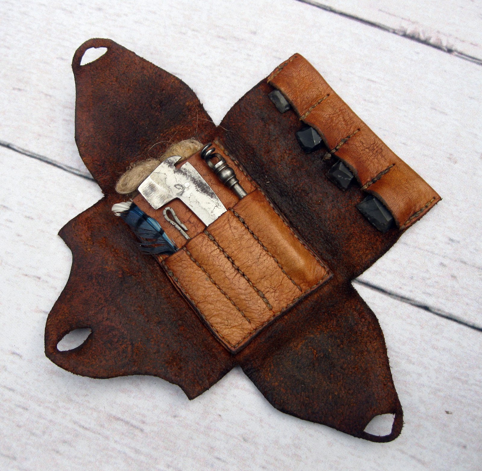 Ewing's Creek Pouches and Accoutrements Flint and Tool wallet