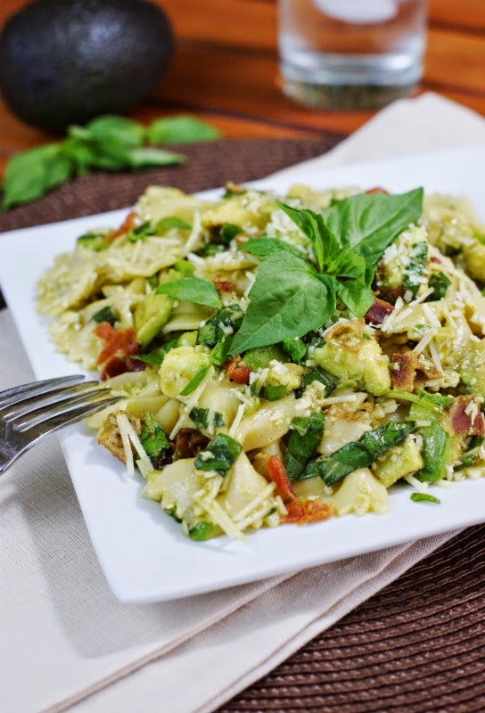 my kitchen world tour Avocado & Basil Pasta