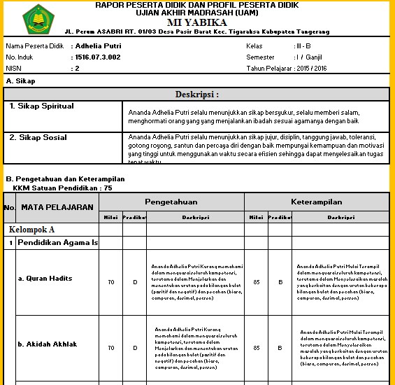 Download Aplikasi RAPORT Kurikulum 2013 (RAPORT K13) untuk Download Aplikasi RAPORT Kurikulum 2013 (RAPORT K13) untuk