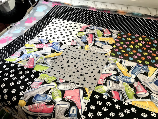 walking the dog quilt