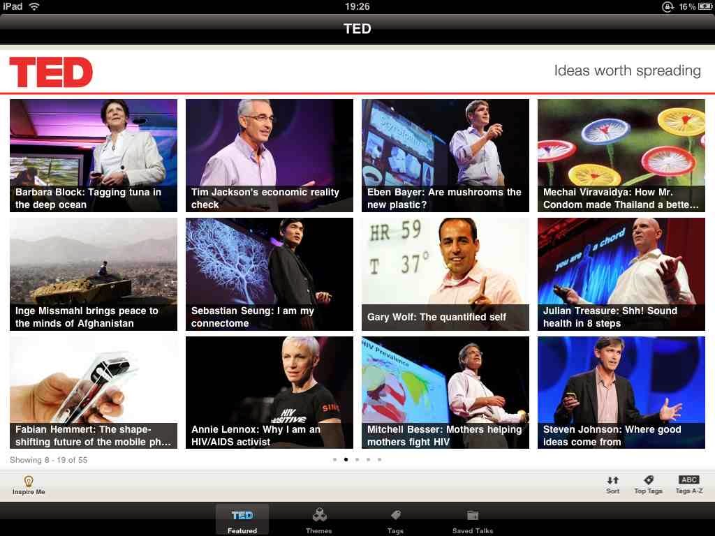 التطبيق الرسمي لمؤسسة تيد العالمية بالعربية للأندرويد ، أيفون ، ويندوز فون ، بلاك بيري TED APK-iOS-xap-BB 