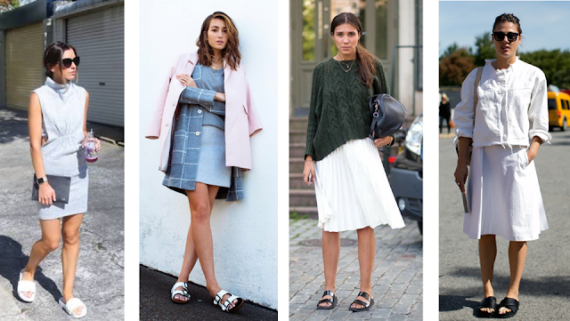 Looks com sandália slide e sandália birken - leiga fashion Looks com sandália slide e sandália birken - leiga fashion