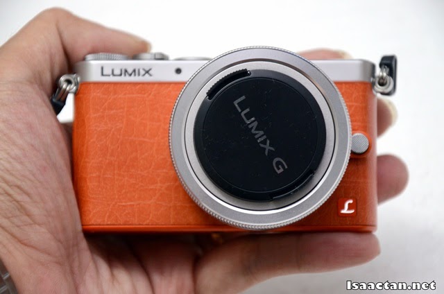 The Panasonic Lumix GM1 fits perfectly in the palms of my hand The Panasonic Lumix GM1 fits perfectly in the palms of my hand