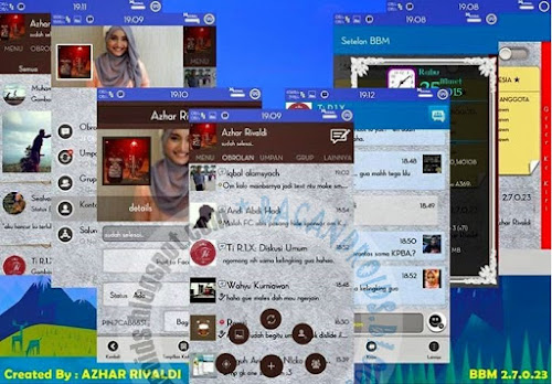 BBM Mod Path Style Floating Menu With Time Color v2.7.0.23