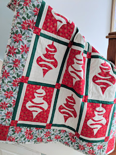 Christmas ornament quilt